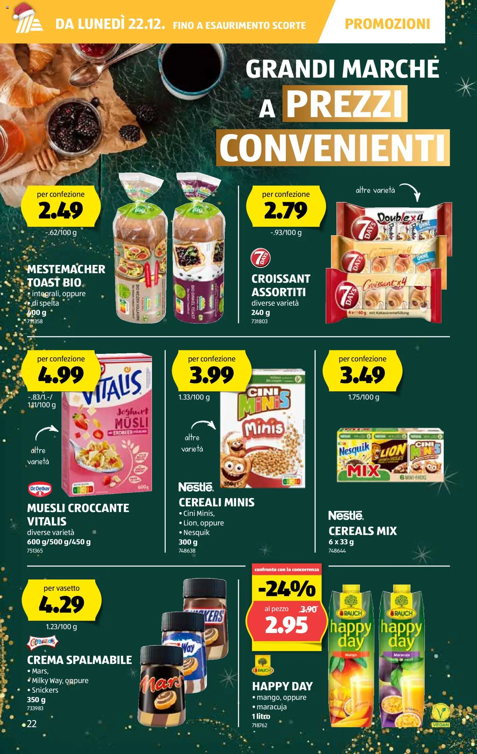 Aldi Aktionen IT – gültig ab 18.12.2025 | Seite: 23 | Produkte: Snickers, Mars, Joghurt