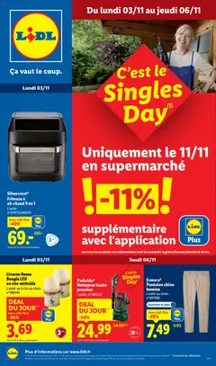 LIDL - Prévisualisation de LIDL catalogue les bonnes affaires de la semaine valide à partir de 03.11.2025