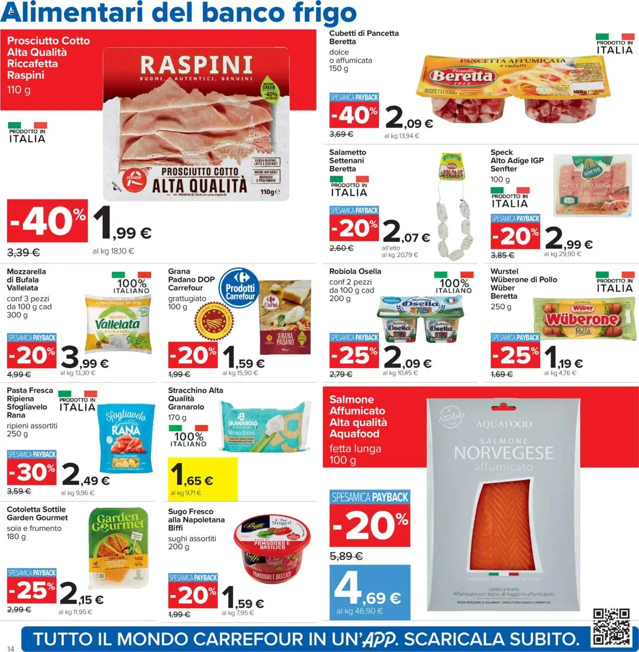 Volantino Carrefour del 05.09.2025 | Pagina: 14 | Prodotti: Latte, Wurstel, Basilico, Robiola