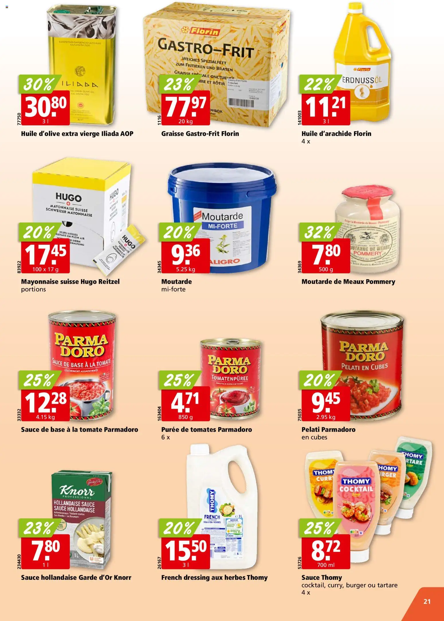 Aligro Aktionen Chavannes, Matran, Genève, Sion – gültig ab 16.02.2026 | Seite: 21 | Produkte: Dressing, Burger, Tomatenpüree, Mayonnaise