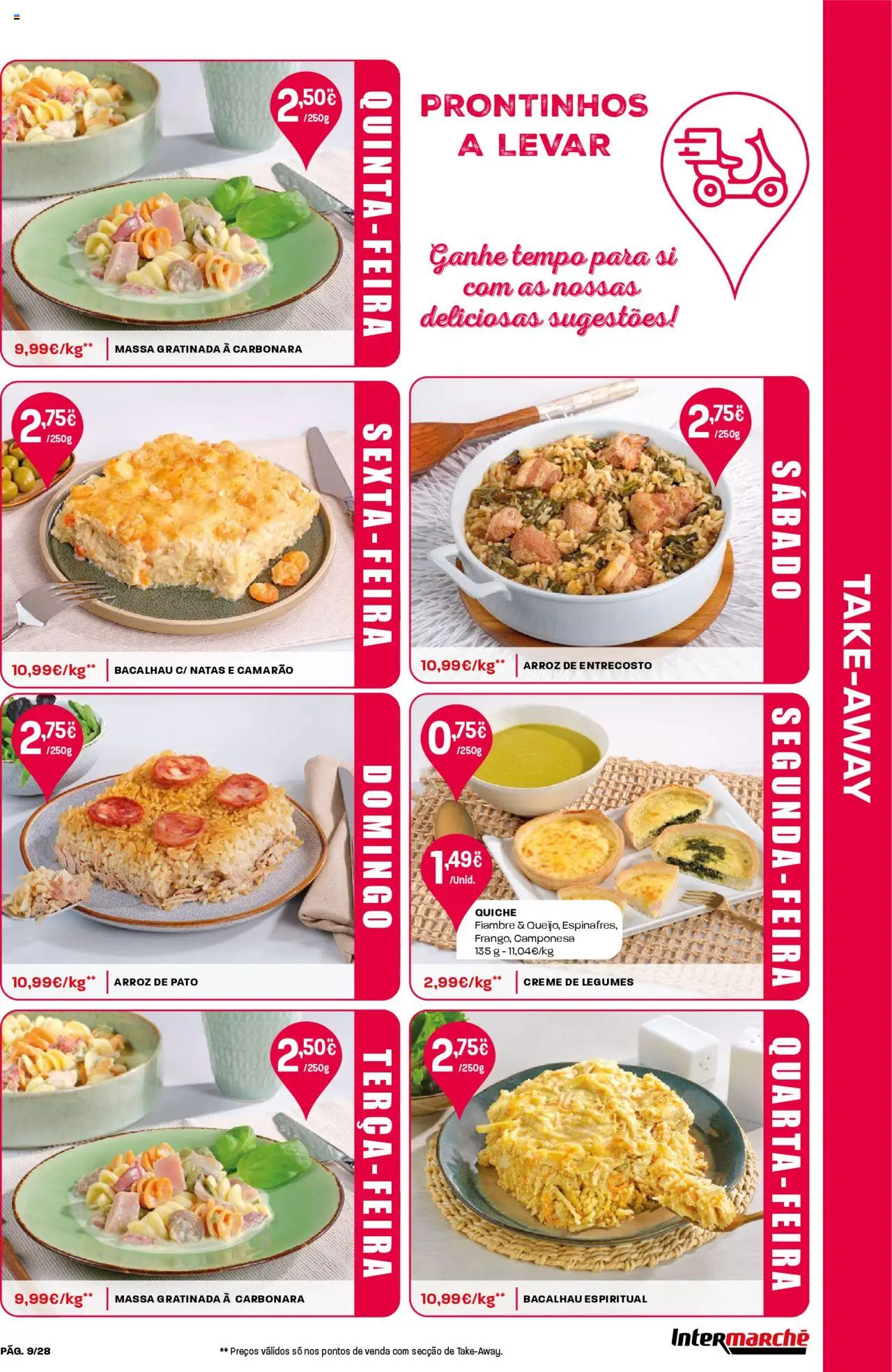 Intermarché folheto │ válido de 26.06.2025 | Página: 9 | Produtos: Bacalhau, Massa, Creme, Natas