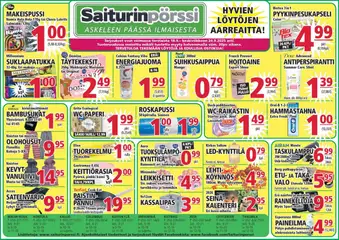 Saiturinpörssi-mainoslehti voimassa 18.09.2025 alkaen