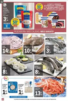 Vista previa E.Leclerc folleto válido desde el 08.04.2026 | Página: 20 | Productos: Té, Δεξαμενή, Langostino, Gamba