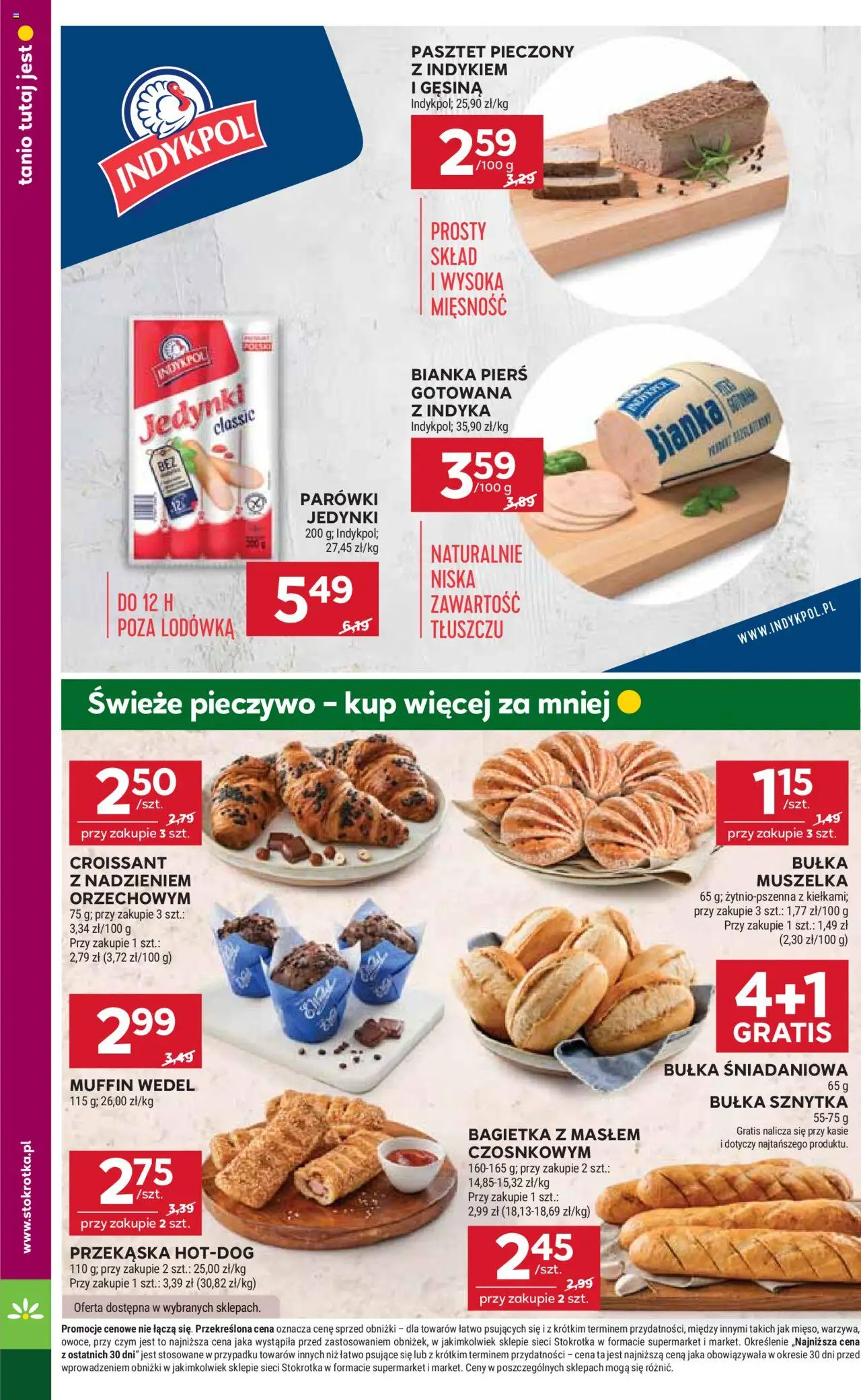 Stokrotka Gazetka od 02.10.2025 | Strona: 14 | Produkty: Stokrotka, Lodówka, Parówki, Bułka