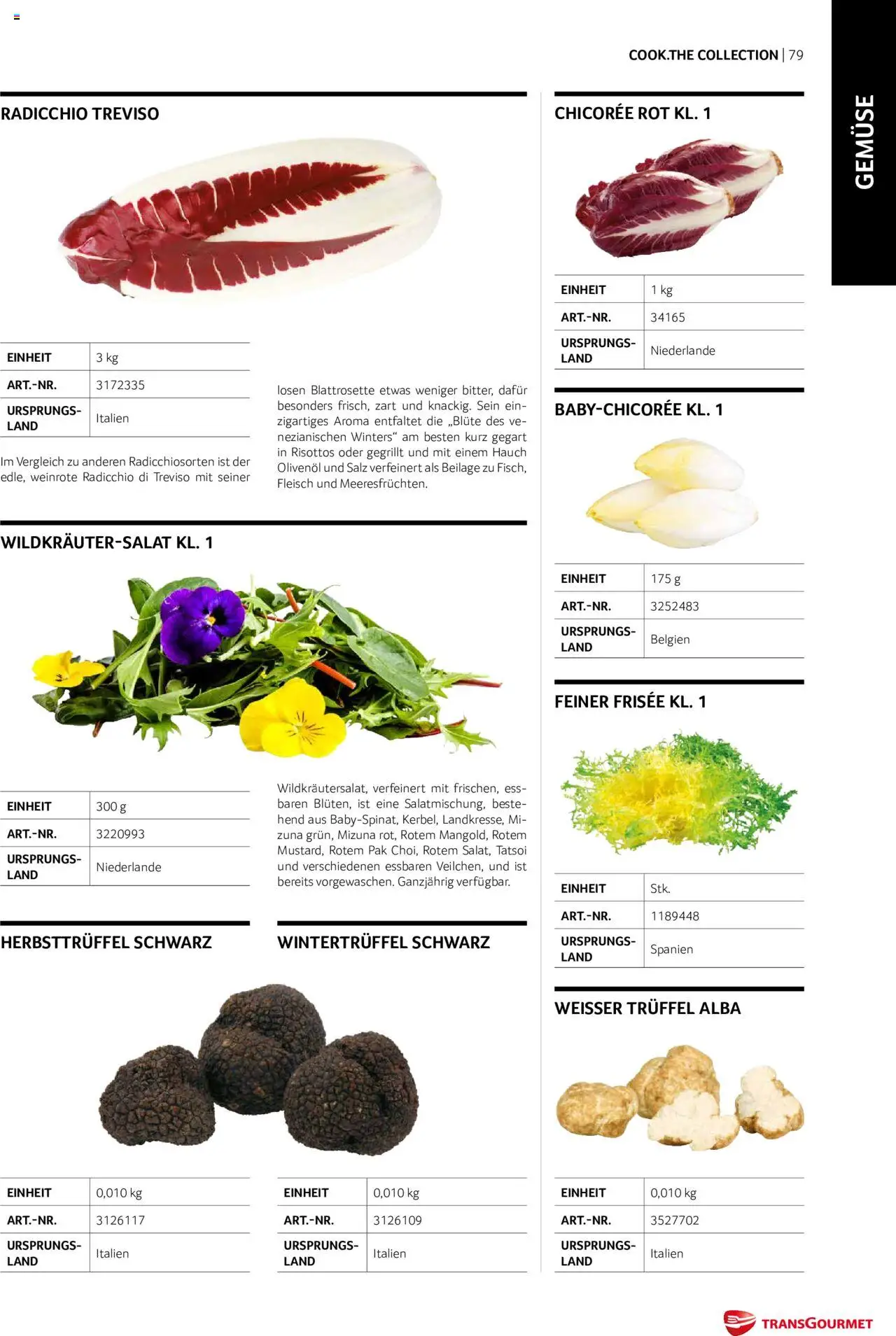Transgourmet Cook Look-Book gültig ab 01.09.2023 | Seite: 79 | Produkte: Gemüse, Salz