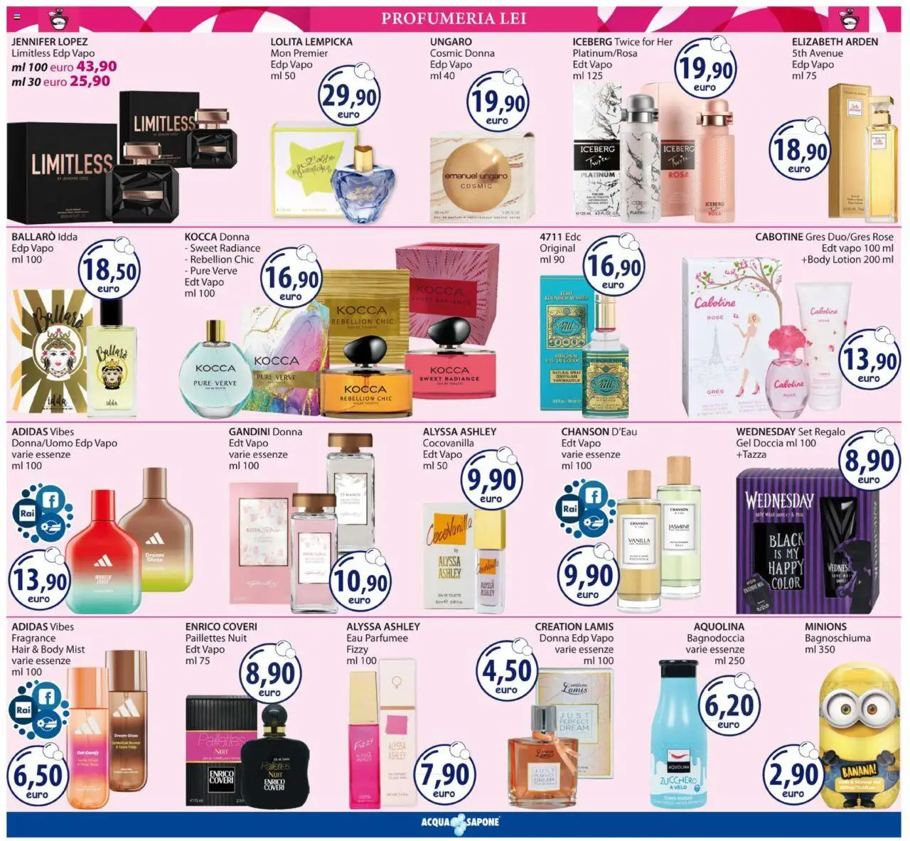 Volantino Acqua e Sapone del 24.09.2025 | Pagina: 2 | Prodotti: Sapone, Bagnoschiuma, Body, Doccia