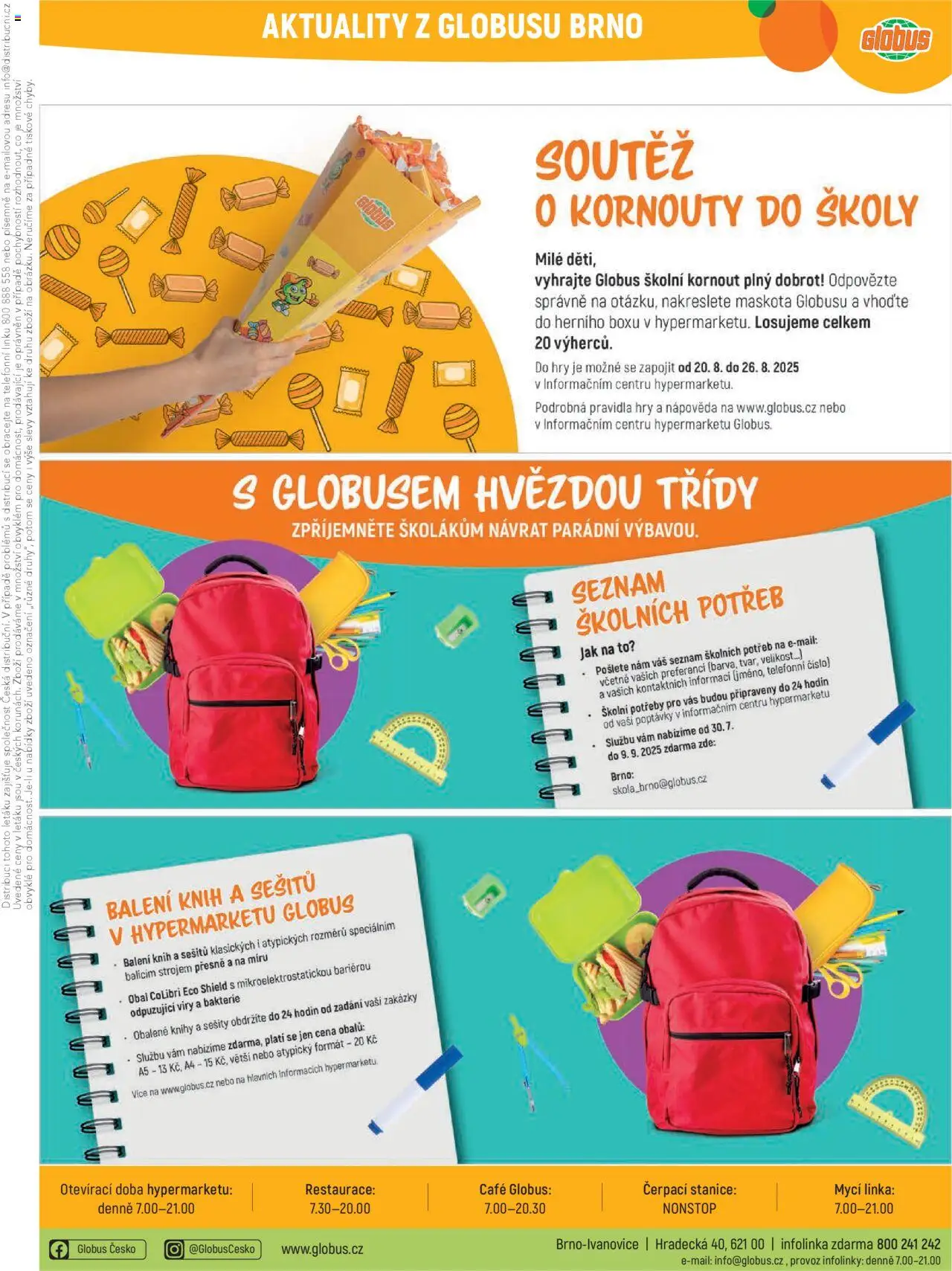 Globus leták - Brno od 20.08.2025 | Strana: 34 | Produkty: Globus, Sešity, Školní potřeby