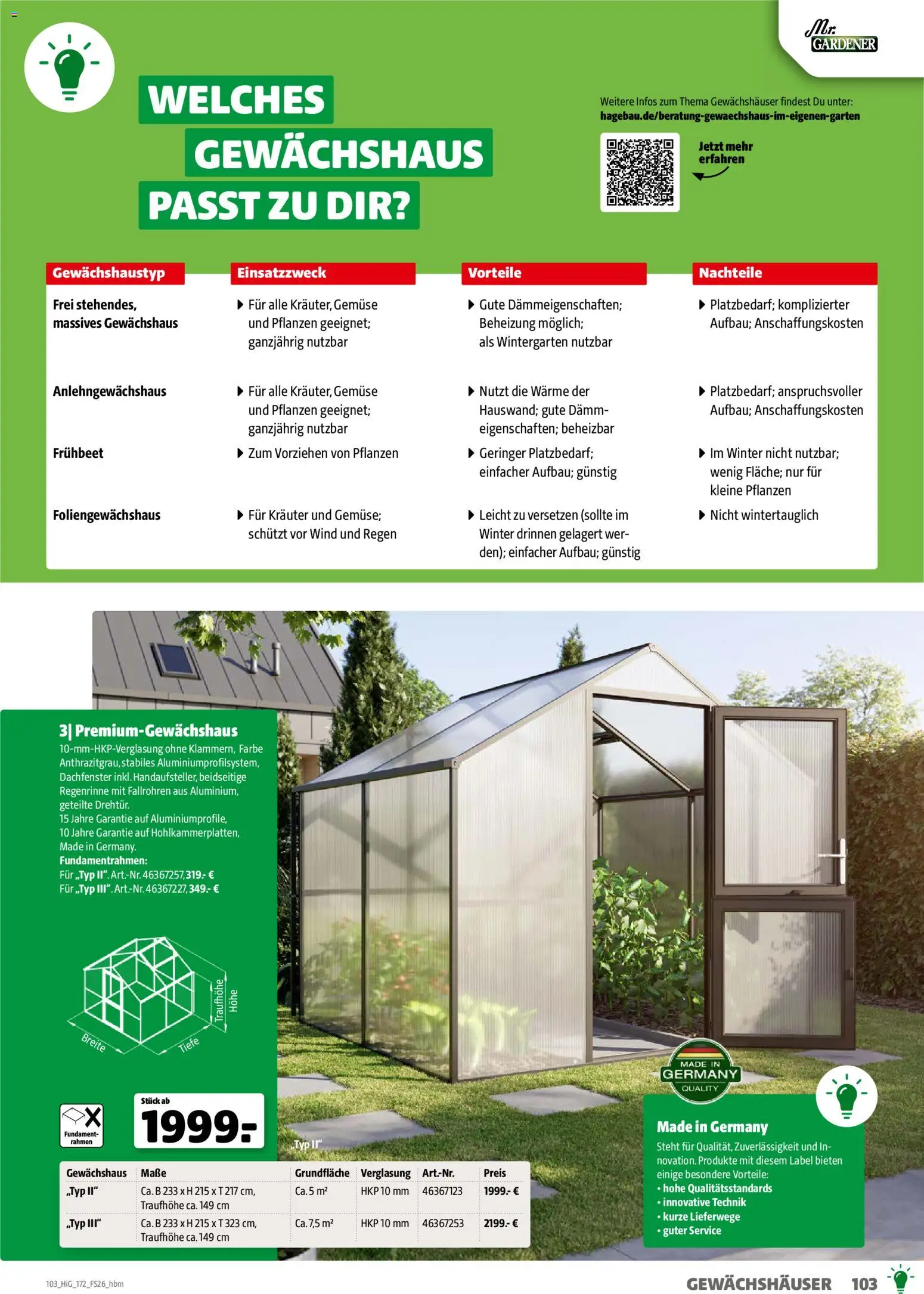 Hagebau Gartengestaltungsortiment – gültig ab 02.03.2026 | Seite: 103 | Produkte: Gemüse