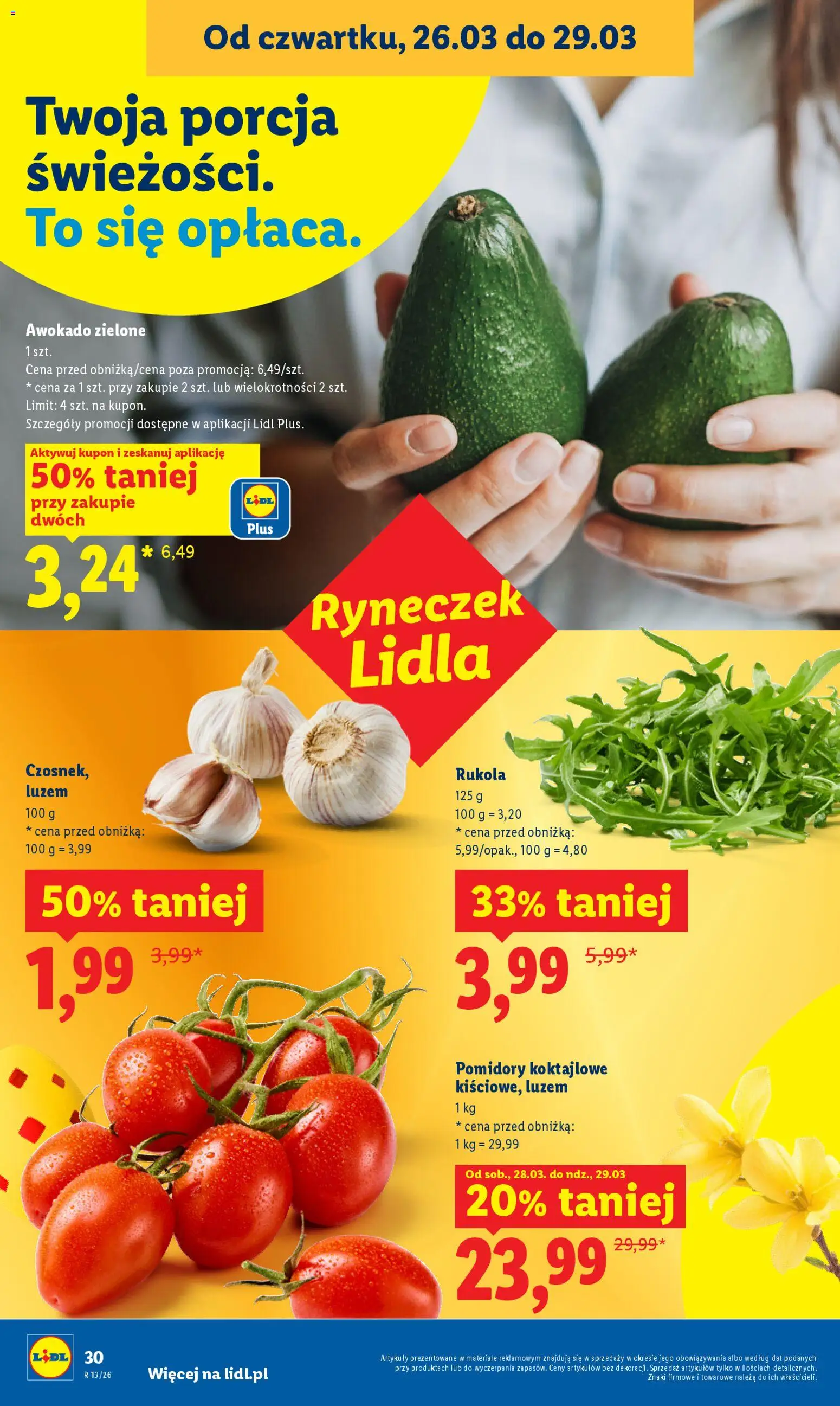 Lidl Polsko leták od 26.03.2026 | Strana: 30 | Produkty: Rukola