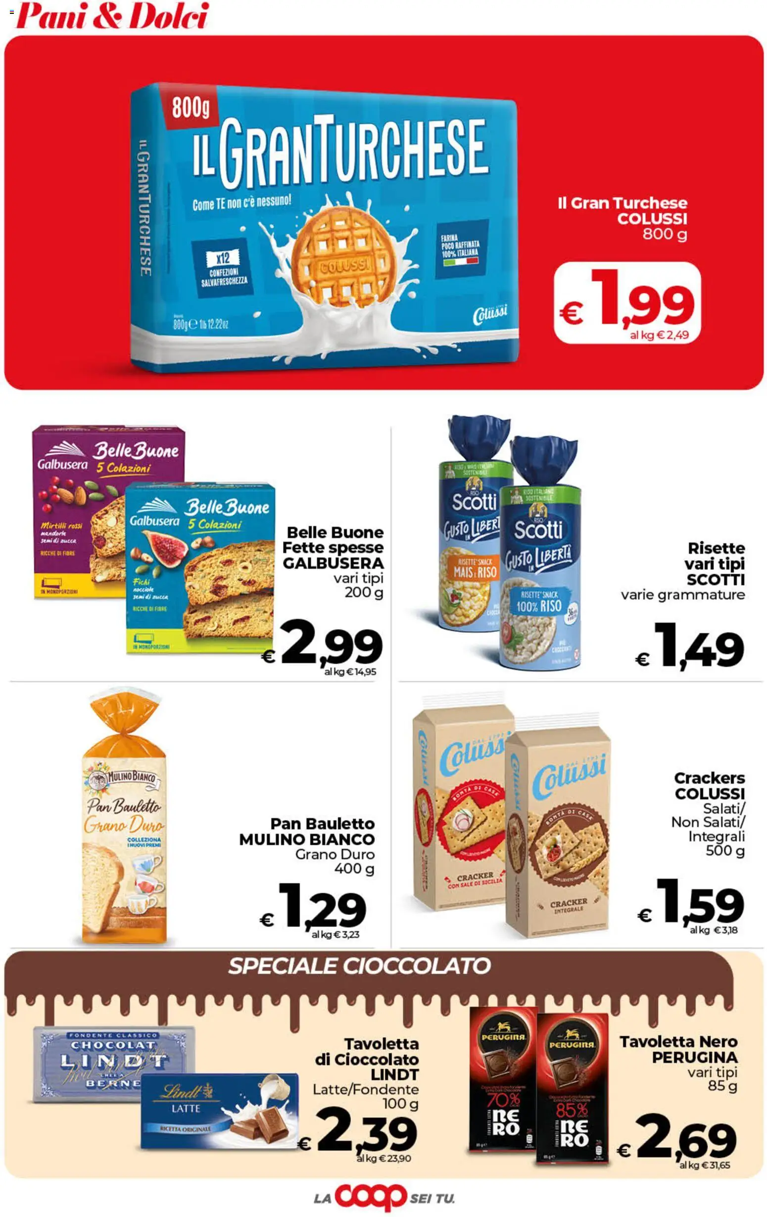 Volantino COOP del 28.04.2026 | Pagina: 32 | Prodotti: Sale, Latte, Nocciole, Crackers
