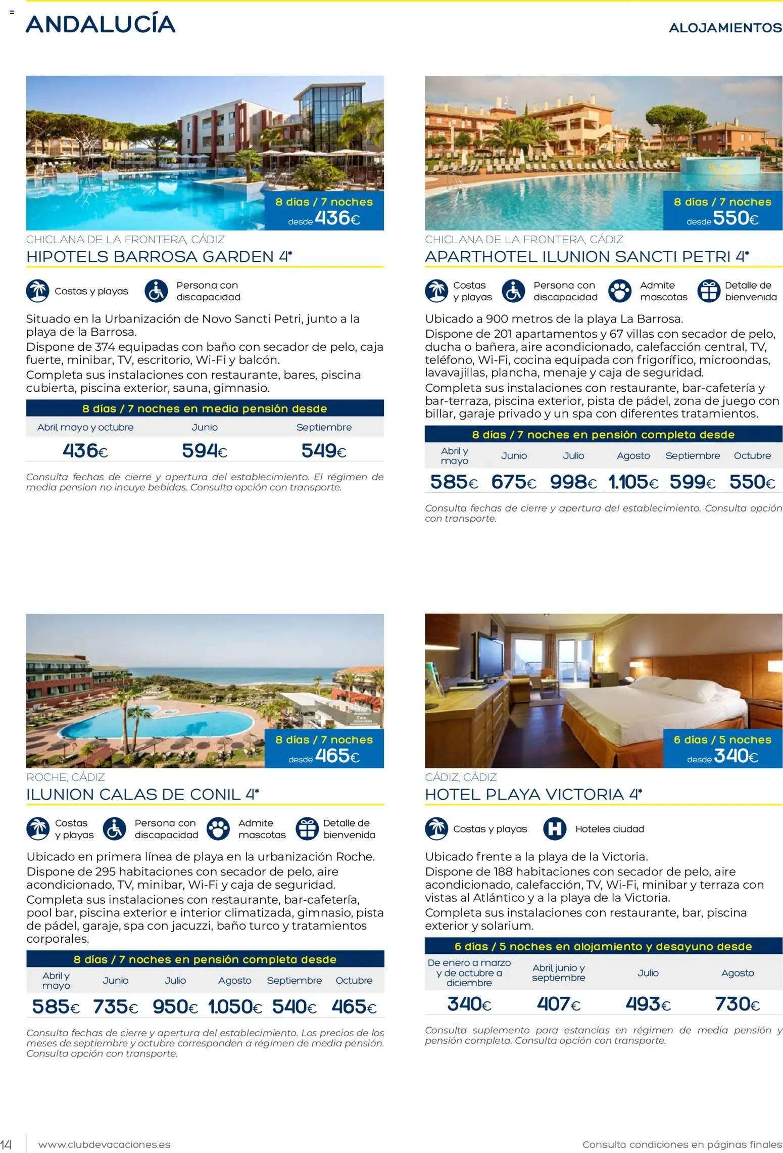 Viajes El Corte Inglés Club de Vacaciones │ válido desde el 01.02.2026 | Página: 14 | Productos: Cocina, Caja, Baño, Ducha