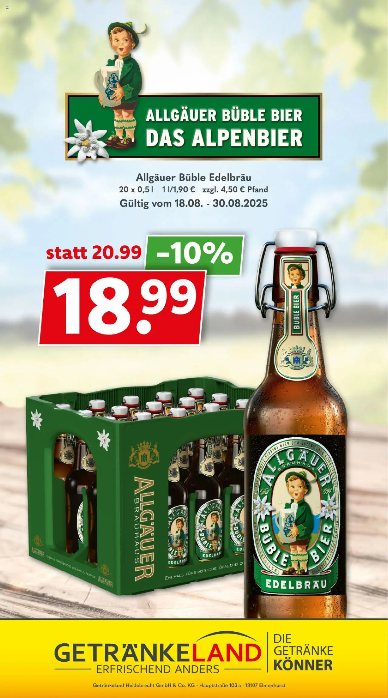 Getränkeland Prospekt 	 - gültig ab dem 18.08.2025 | Seite: 10 | Produkte: Bier