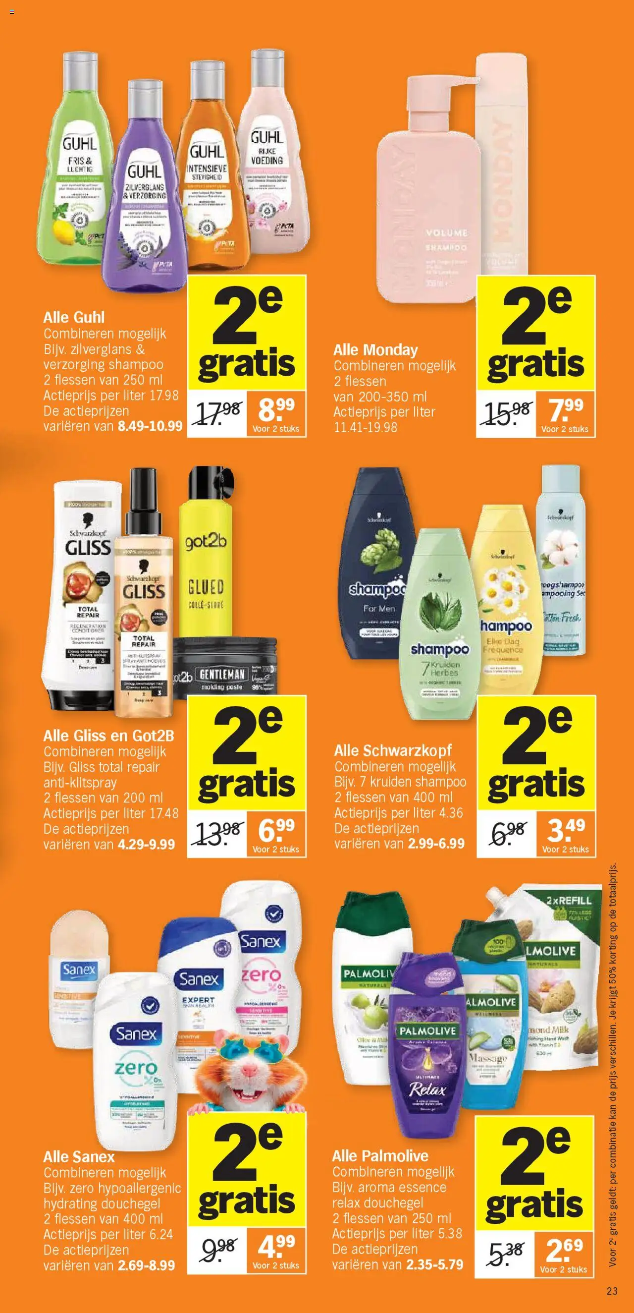  | Pagina: 23 | Producten: Shampoo, Douchegel, Kan
