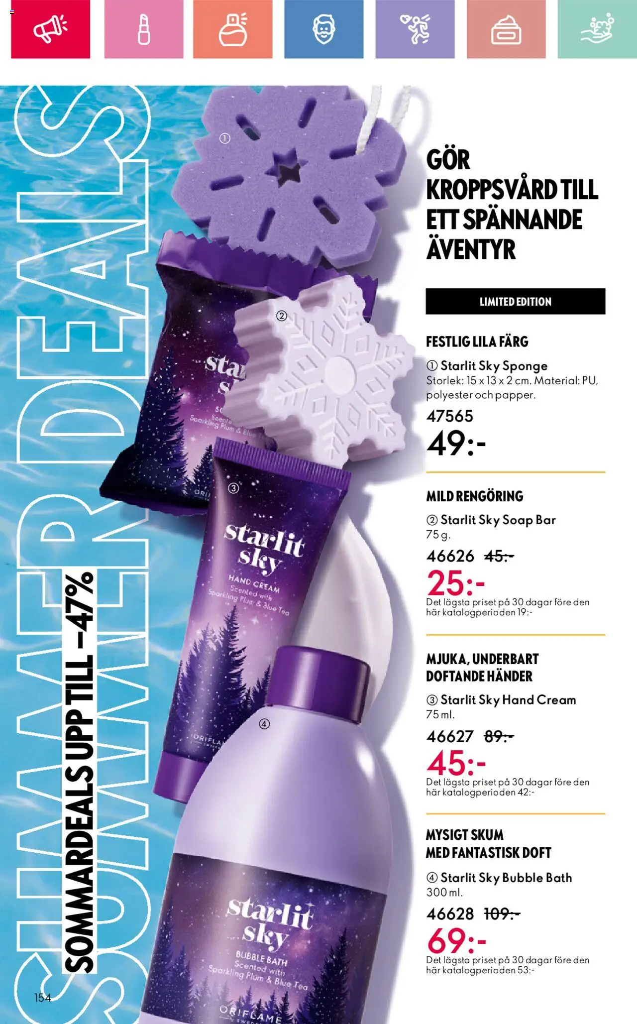 Oriflame reklamblad aktuell från 01.06.2025 | Sida: 154 | Produkter: Doft