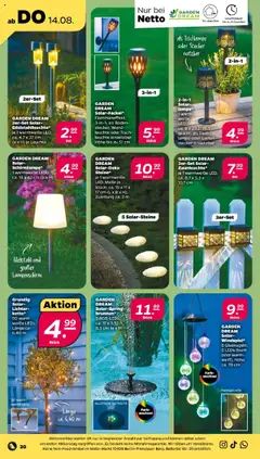 Netto Prospekt 	 - gültig ab dem 11.08.2025 | Seite: 22 | Produkte: Tisch, Lampe, Lampenschirm