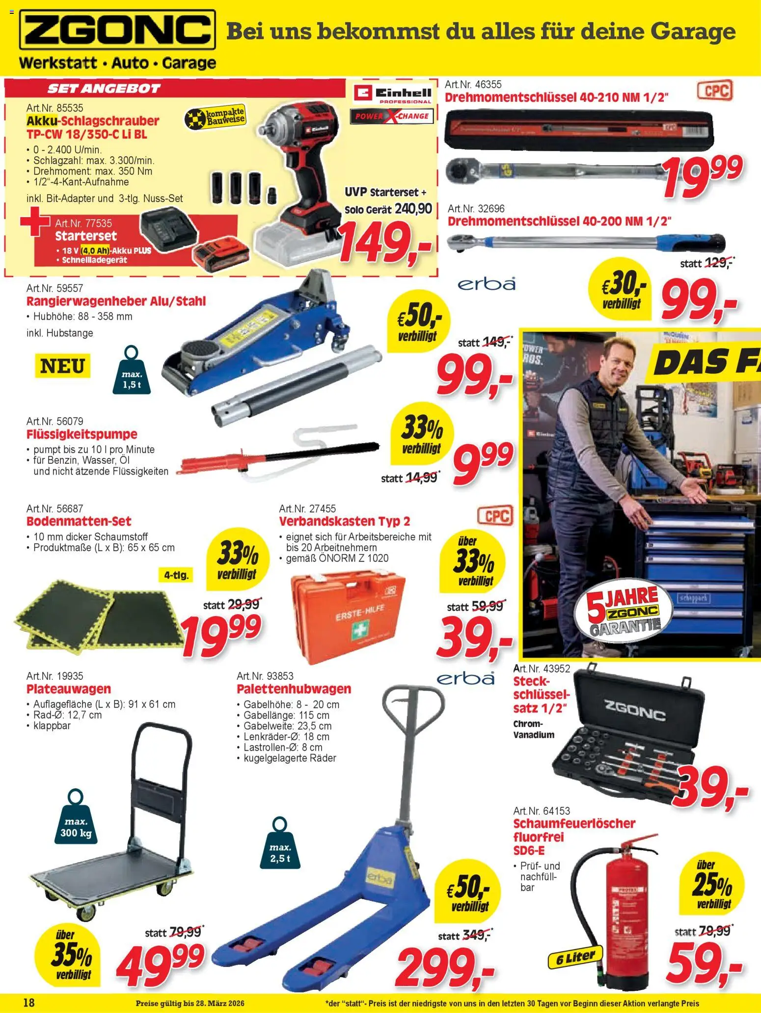 Zgonc Flugblatt März I 2026 gültig ab 01.03.2026 | Seite: 18 | Produkte: Öl