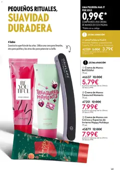 Vista previa Oriflame - Catálogo Campaña 5 válido desde el 01.04.2026 | Página: 141 | Productos: Lima, Crema de manos, Crema
