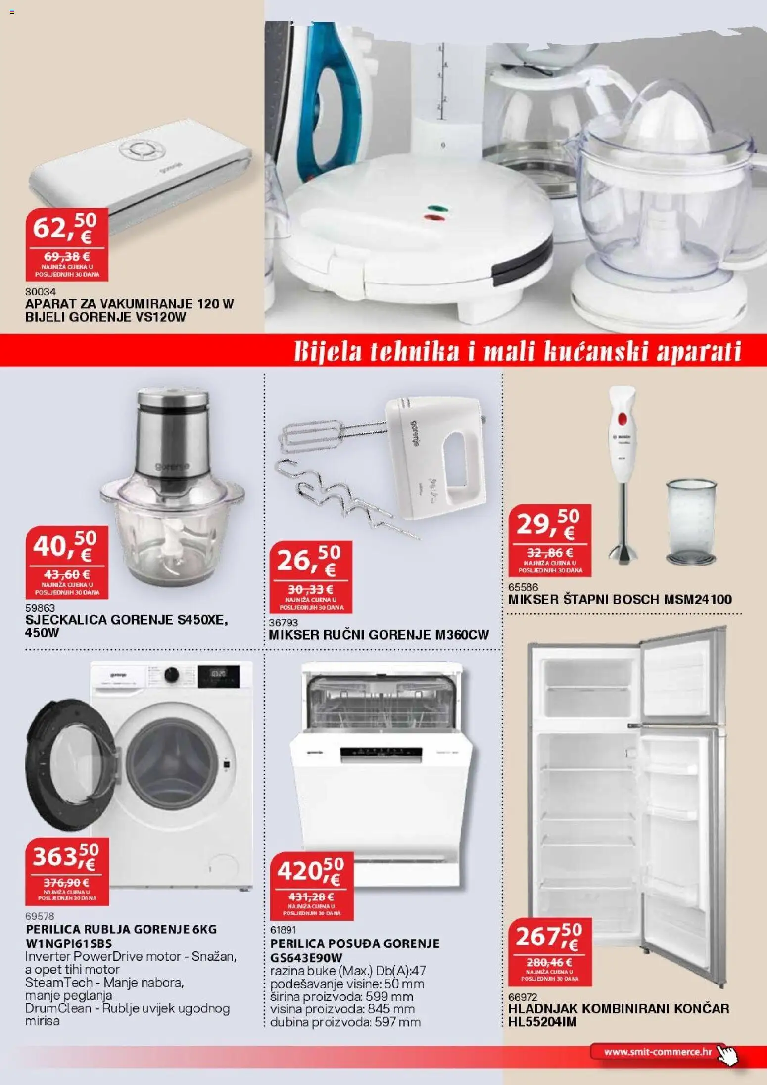 Smit Commerce katalog | vrijedi od 15.11.2025 | Stranica: 7 | Proizvodi: Mikser, Perilica rublja, Sjeckalica, Hladnjak