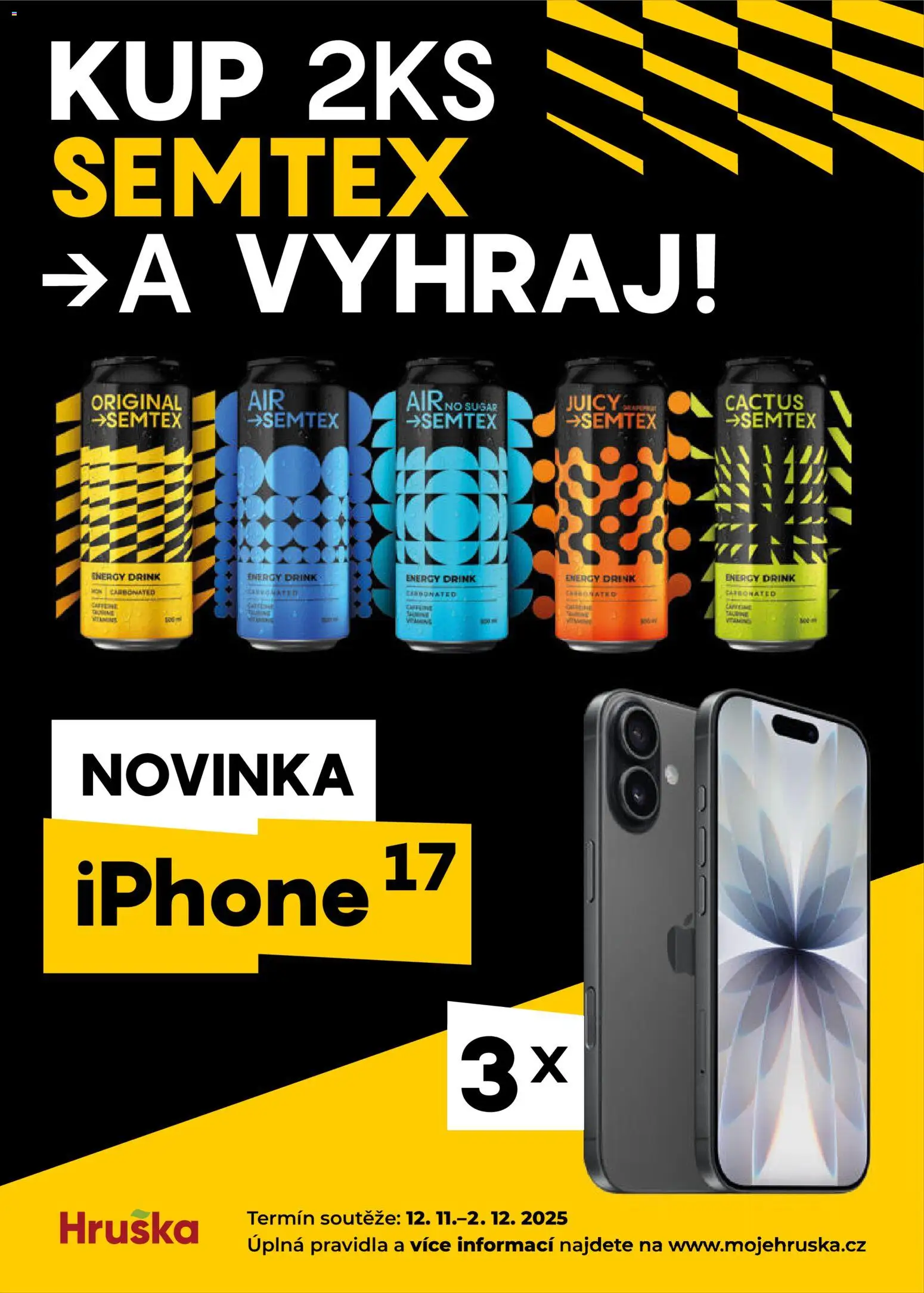 Hruška leták od 26.11.2025 | Strana: 6 | Produkty: Iphone, Semtex, Energy drink