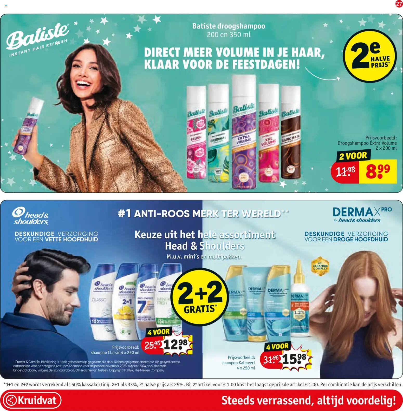 {H1} | Pagina: 31 | Producten: Droogshampoo, Kan, Shampoo