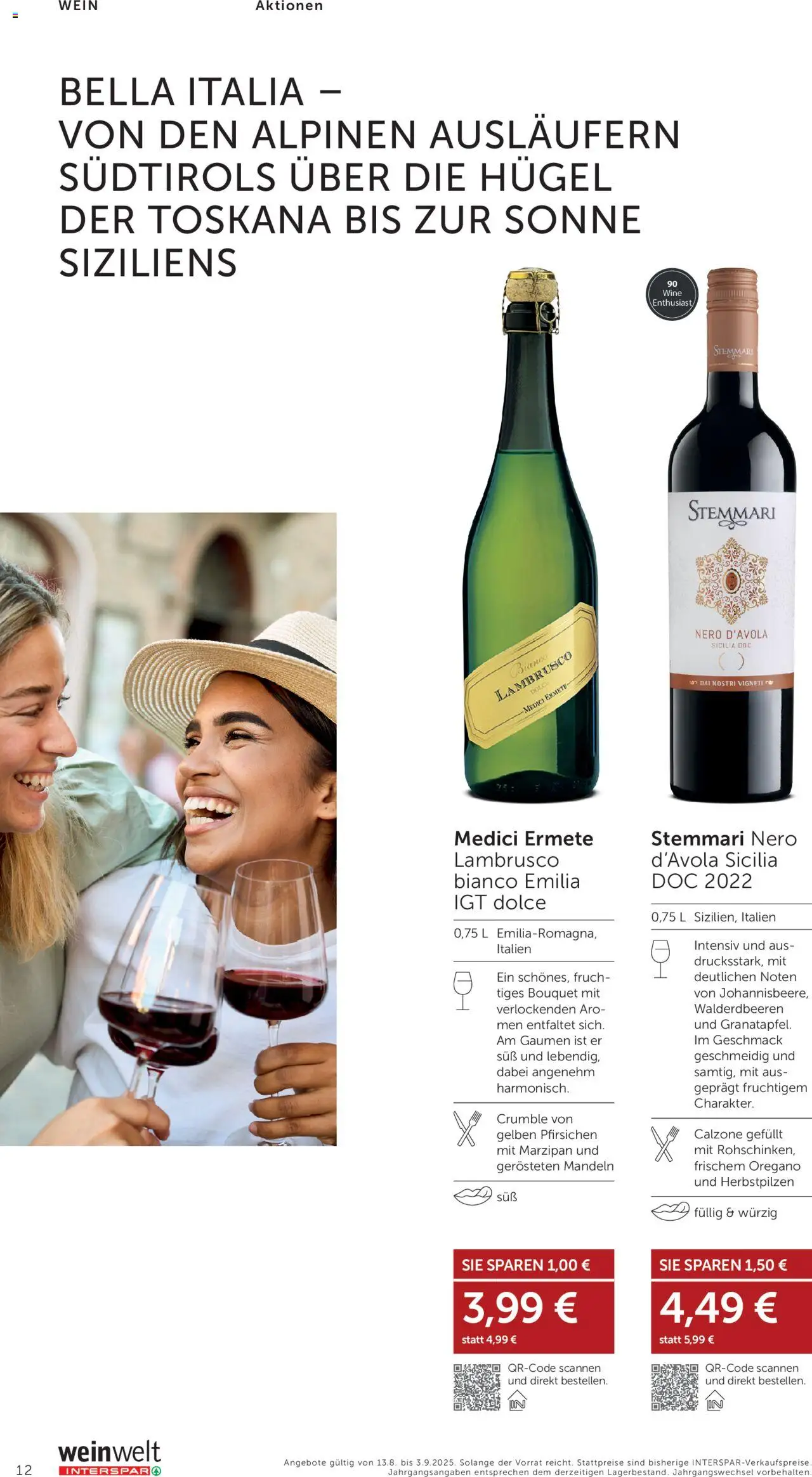 Interspar Wein Welt gültig ab 13.08.2025 | Seite: 12 | Produkte: Wein