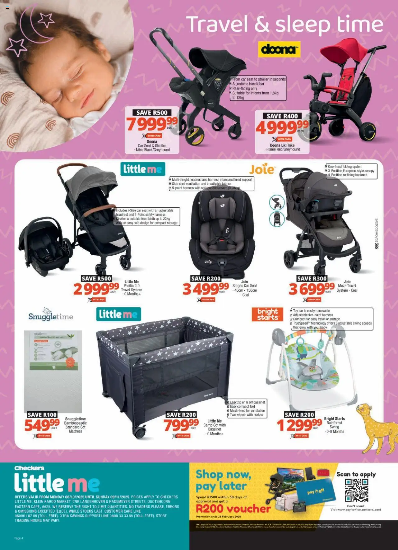 New Checkers catalogue – valid from 06.10.2025 | Page: 4 | Products: Mattress