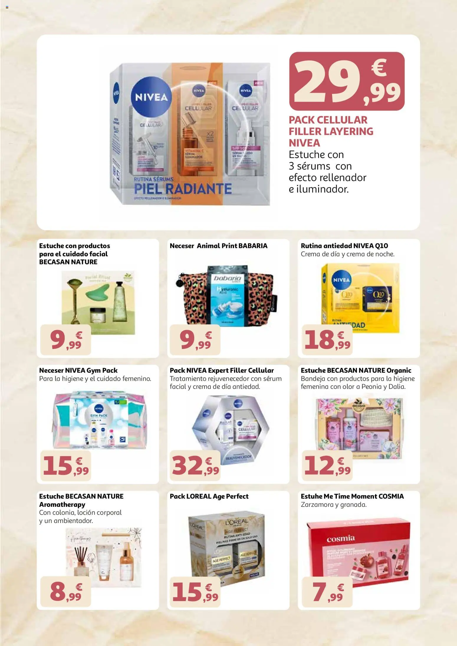 Alcampo - Dia de la madre 2026 │ válido desde el 21.04.2026 | Página: 13 | Productos: Sérum, Loción corporal, Crema, Bandeja