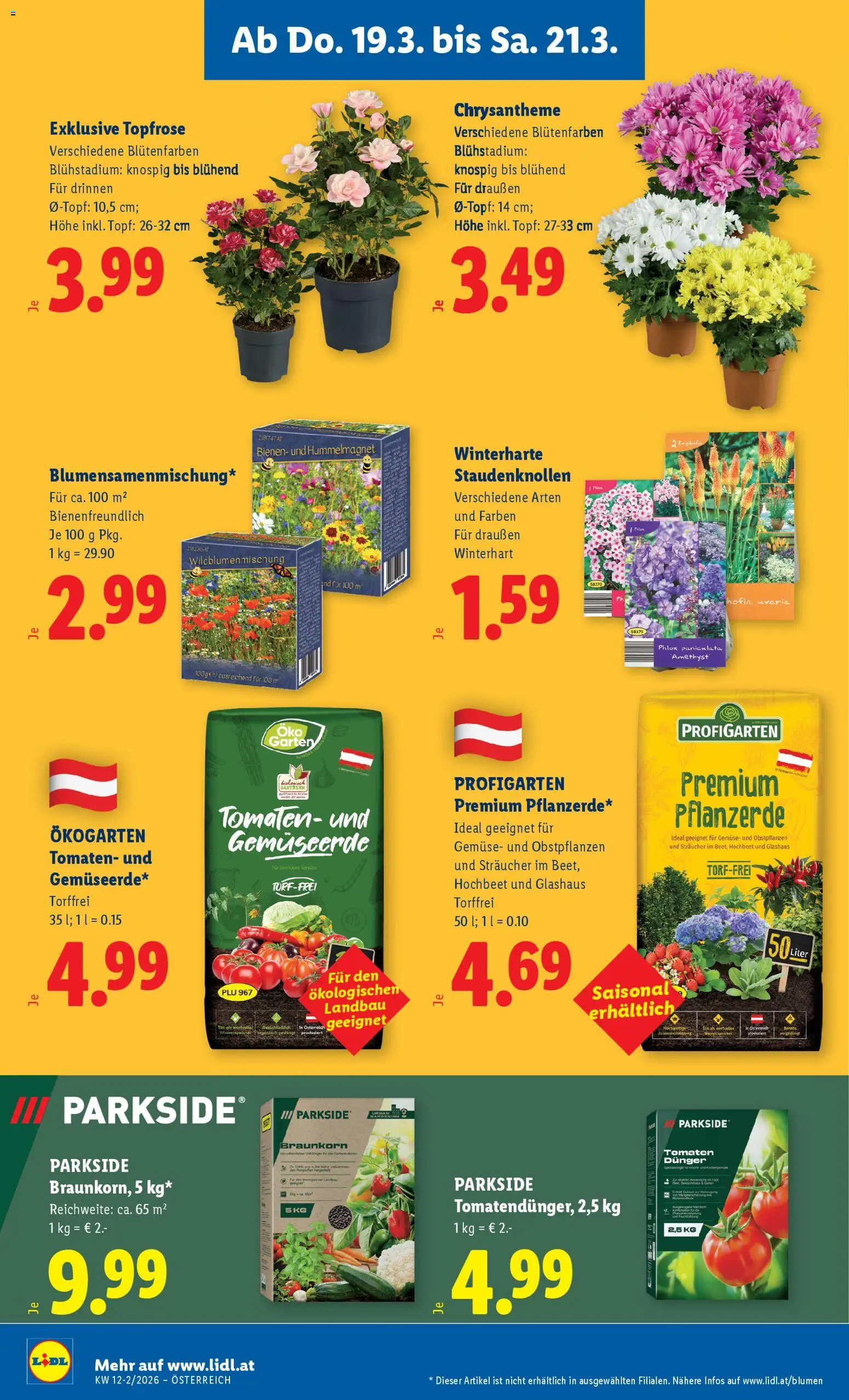 Lidl Flugblatt - Altenmarkt im Pongau, St. Johann im Pongau, Zell am See gültig ab 19.03.2026 | Seite: 28 | Produkte: Gemüse, Tomaten