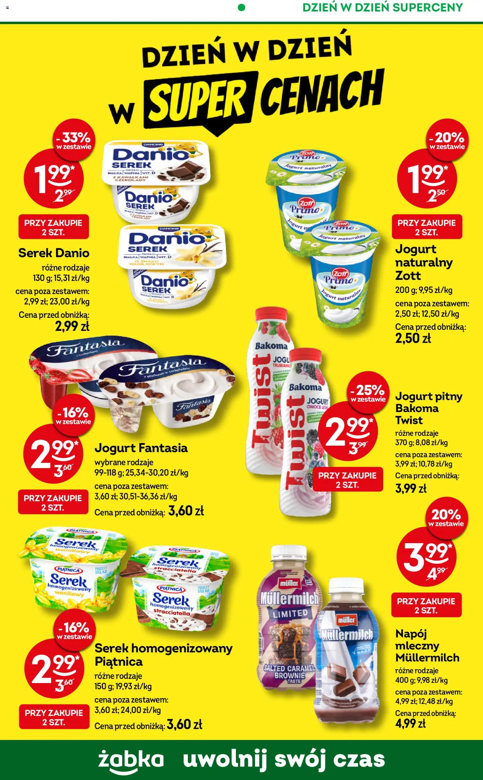 Żabka Gazetka od 05.11.2025 | Strona: 59 | Produkty: Serek homogenizowany, Serek, Jogurt, Brownie