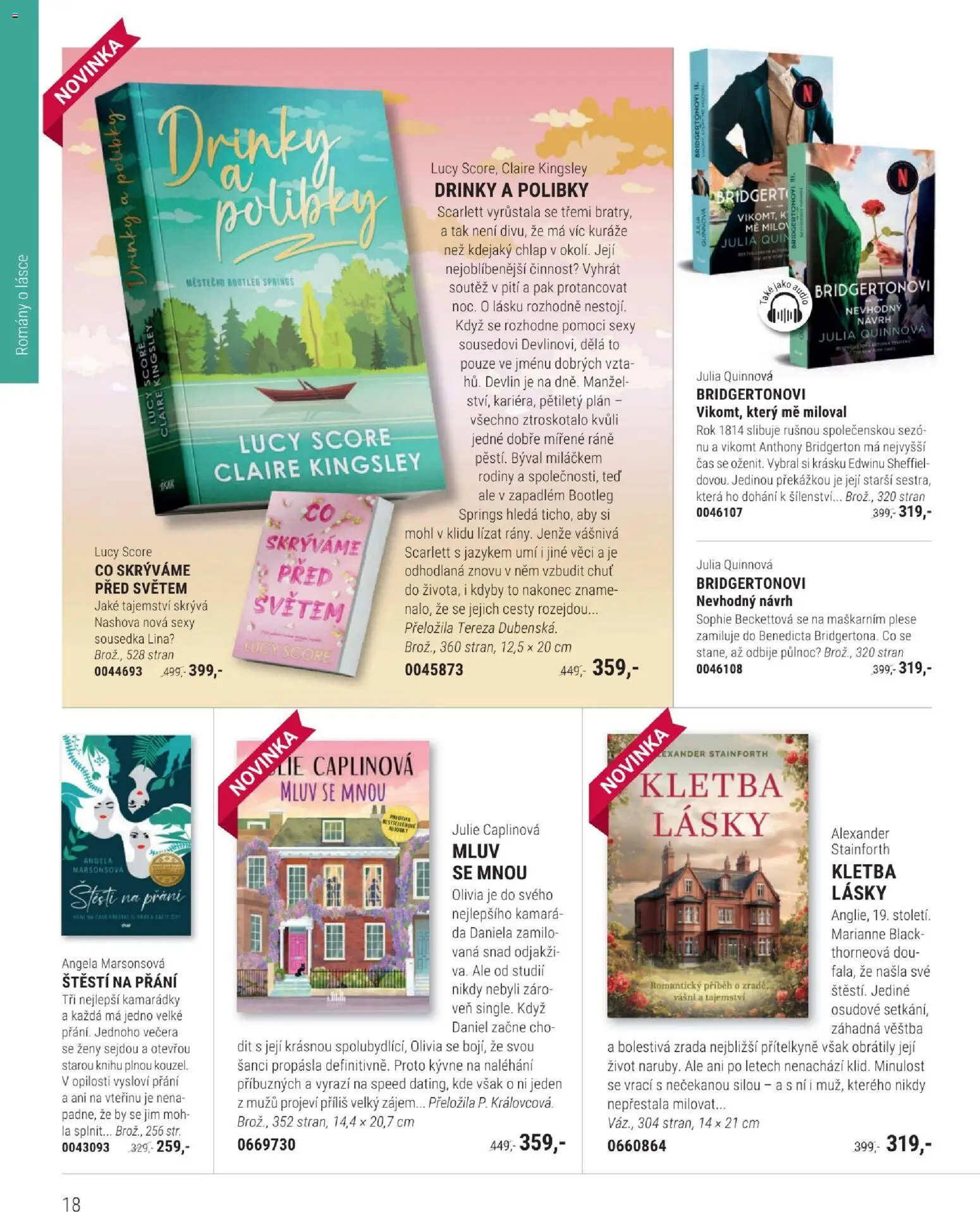 Knižní klub leták od 01.03.2026 | Strana: 18 | Produkty: Lina, Vana