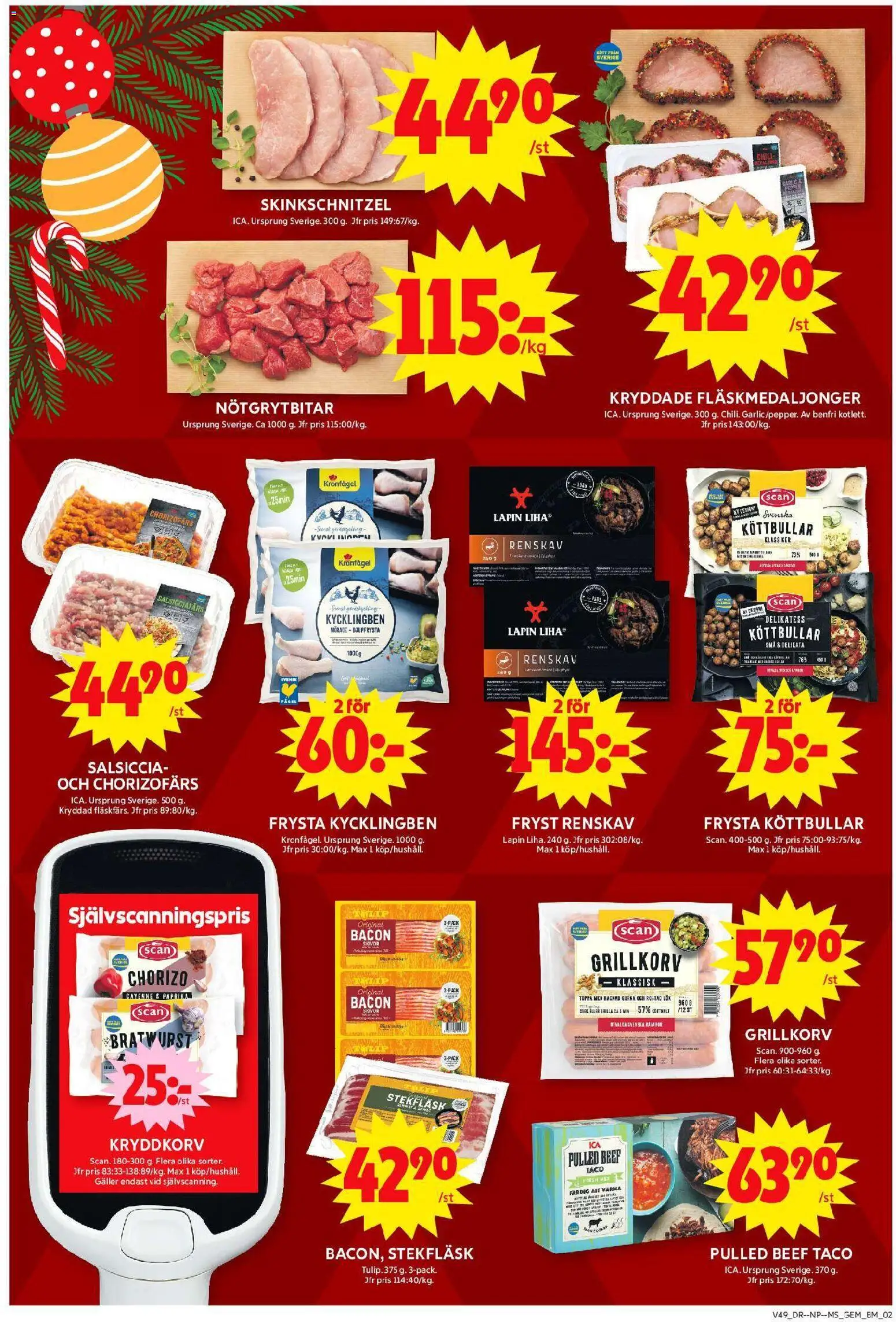 ICA Maxi reklamblad aktuell från 01.12.2025 | Sida: 2