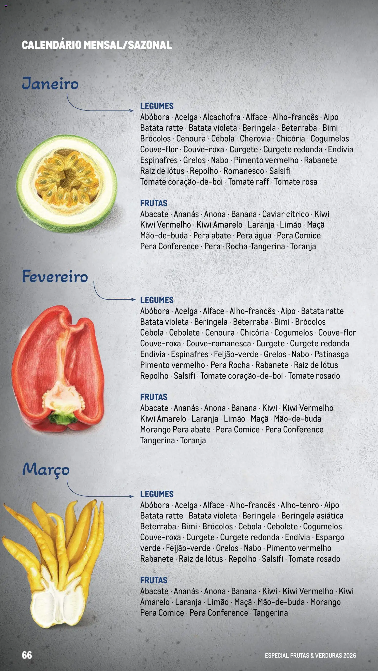 Makro Especial Frutas e Verduras 2026 │ válido de 06.03.2026 | Página: 66 | Produtos: Batata, Abóbora, Cenoura, Alface