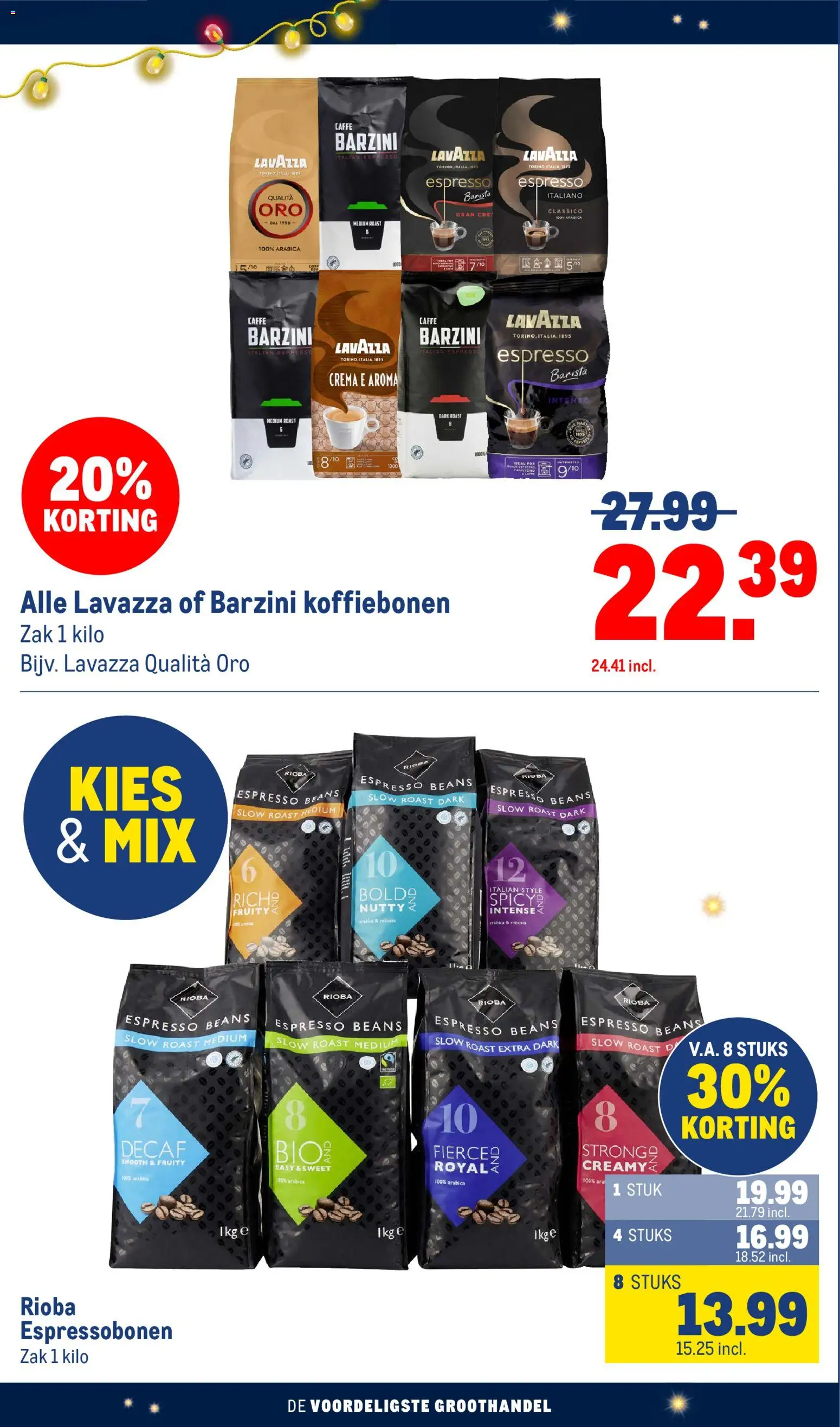 {H1} | Pagina: 30 | Producten: Koffiebonen, Lavazza, Zak