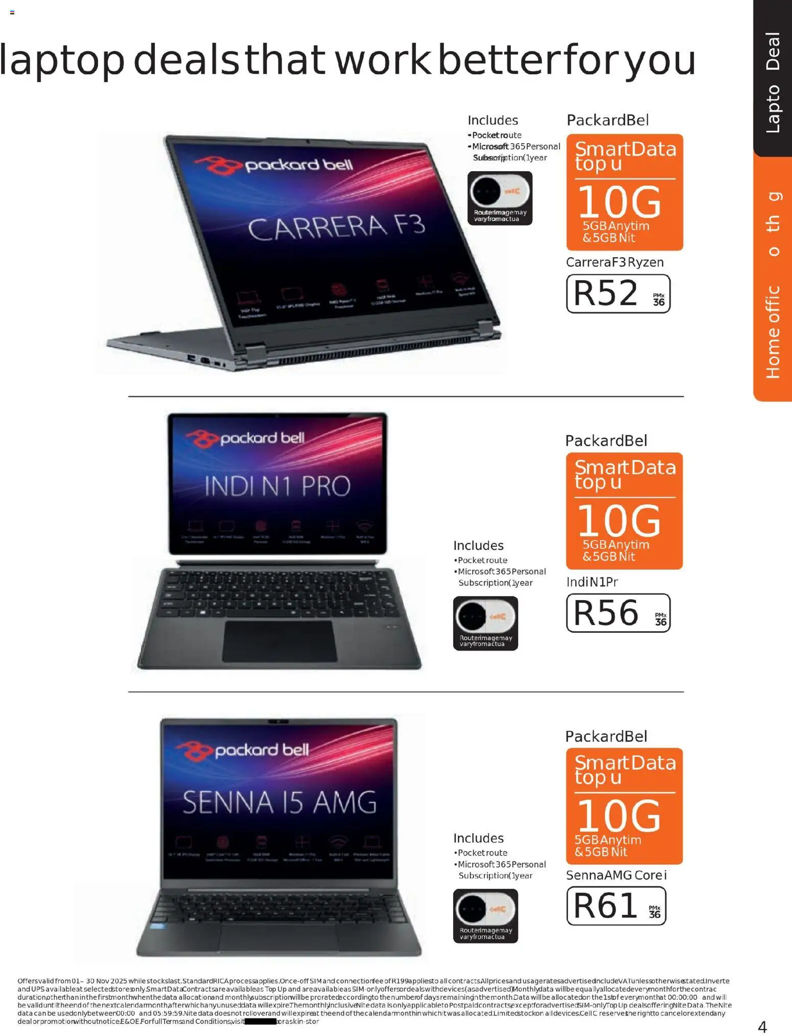 New Cell C catalogue – valid from 01.11.2025 | Page: 43