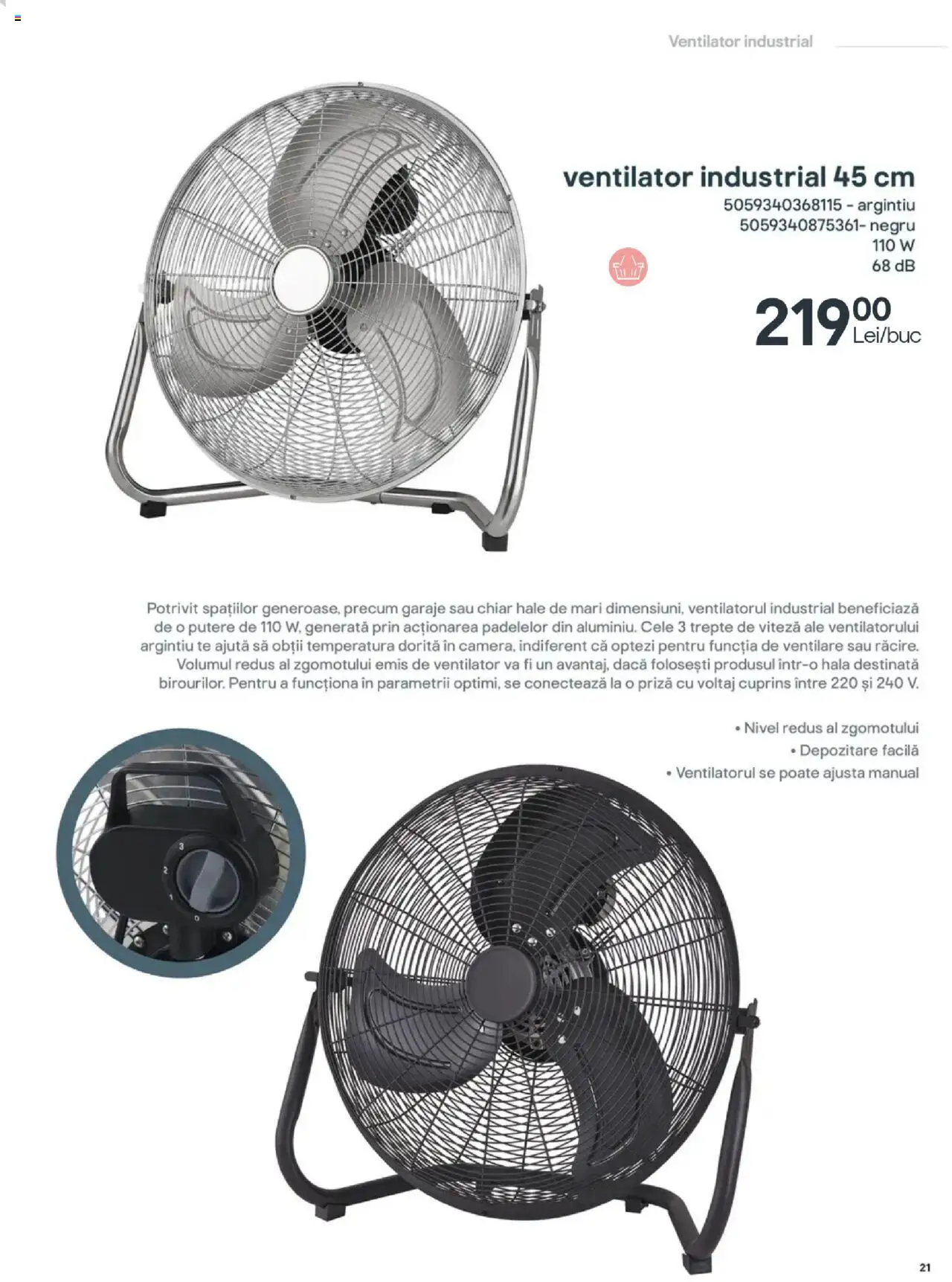 Brico Depot catalog - La Brico te răcorești pe măsură – valabil de la 27.06.2025 | Pagină: 21 | Produse: Ventilator, Priză