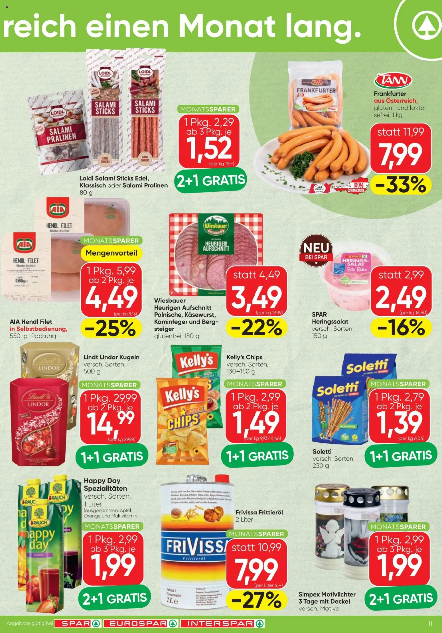 Spar Flugblatt gültig ab 11.12.2025 | Seite: 11