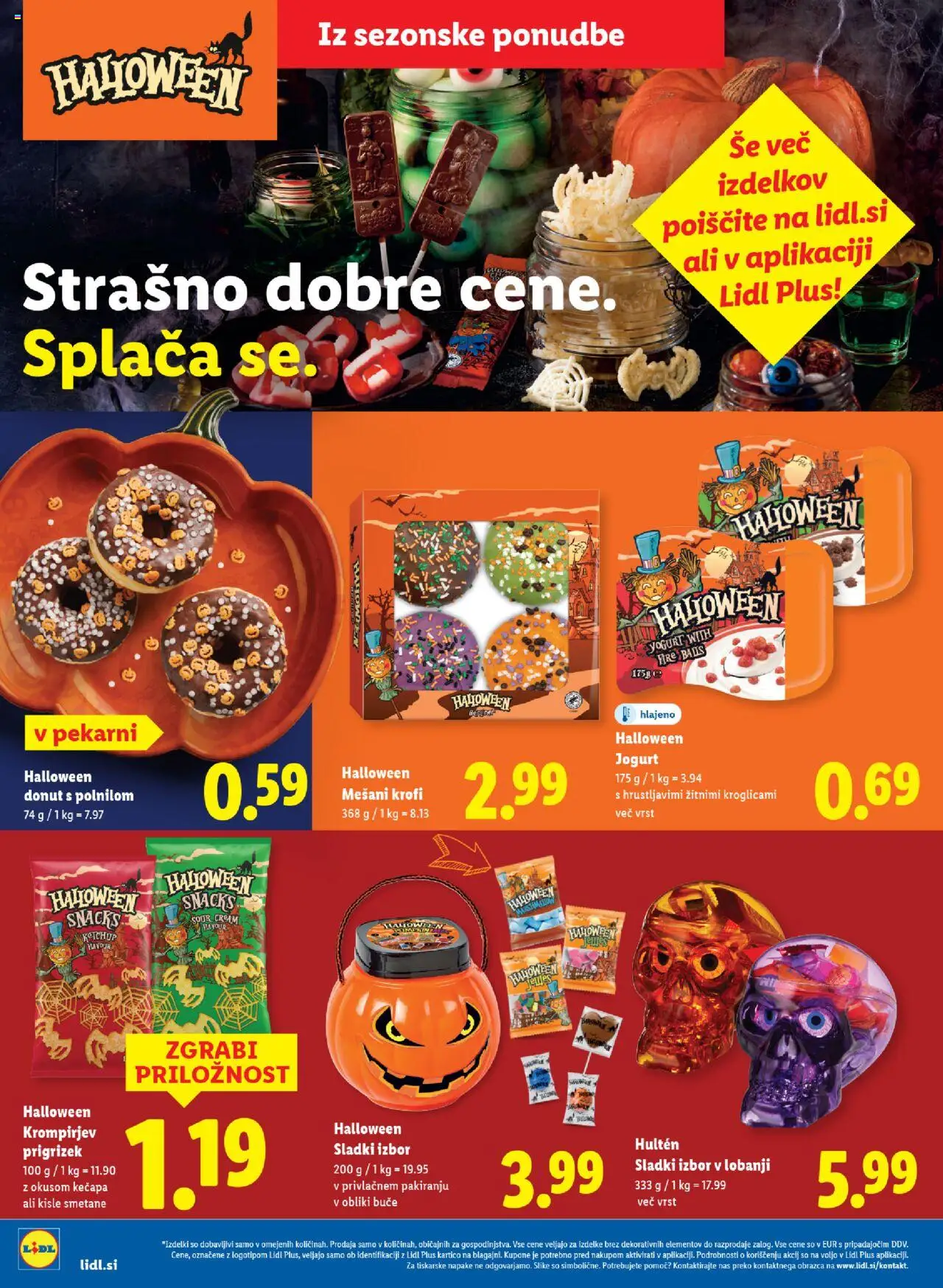 Novi Lidl katalog ponudbe – veljaven od 09.10.2025 | Stran: 48 | Izdelki: Buče, Jogurt