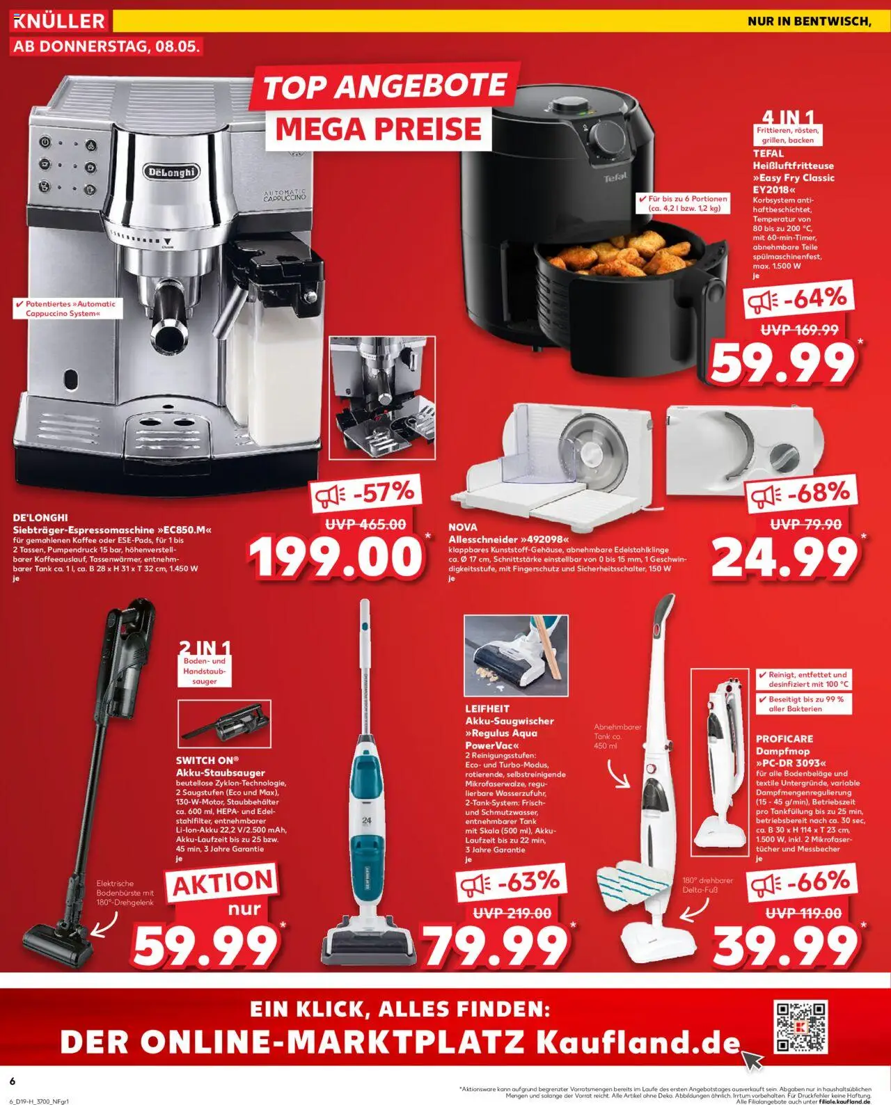 Kaufland - Rostock - gültig ab dem 08.05.2025 | Seite: 6 | Produkte: Top, Kaffee, Heißluftfritteuse