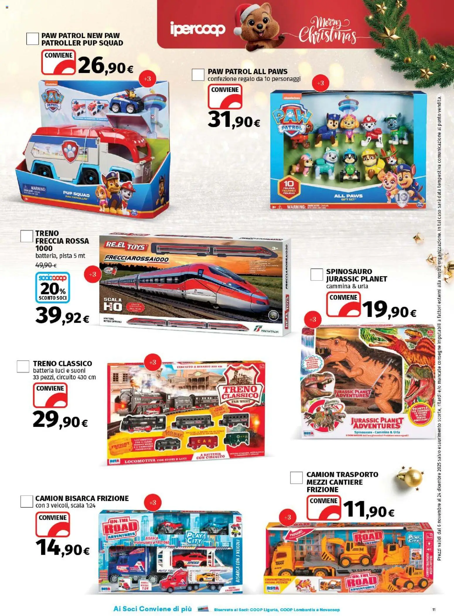 Volantino Ipercoop del 06.11.2025 | Pagina: 11 | Prodotti: Data, The, Scala, Batteria