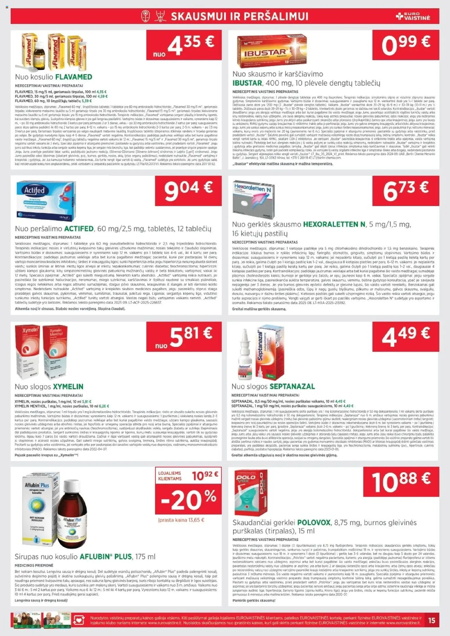 EUROVAISTINĖ akcijos nuo 01.01.2026 | Puslapis: 15