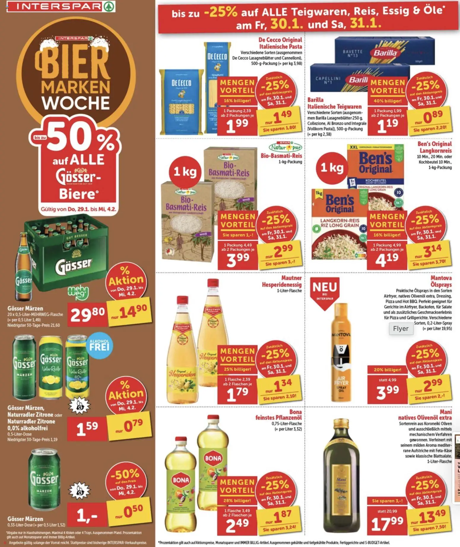 Interspar Flugblatt - Burgenland gültig ab 29.01.2026 | Seite: 5 | Produkte: Fertiggerichte, Zitrone, Szeder, Bier