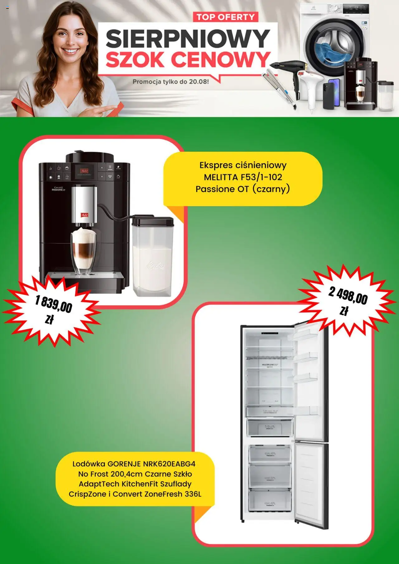 Neonet promocje od 31.07.2025 | Strona: 4 | Produkty: Top, Lodówka, Ekspres ciśnieniowy