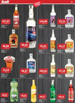 Náhled letáku Kubík leták - Velkoobchod 04/2026 od 01.04.2026 | Strana: 36 | Produkty: Finest, Vodka, Likér, Tuzemák