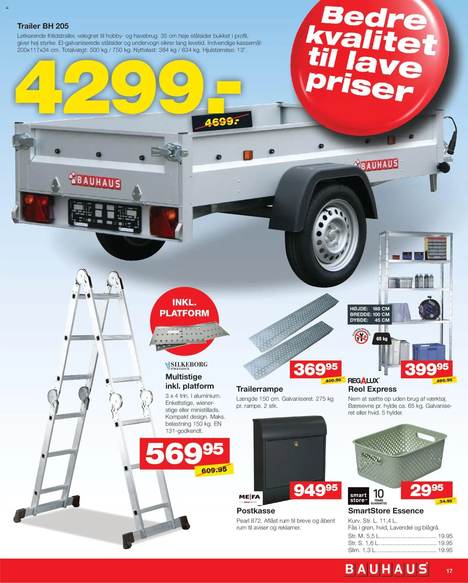 Bauhaus tilbudsavis – gyldig fra 31.10.2025 | Side: 17 | Produkter: Hylde, BH
