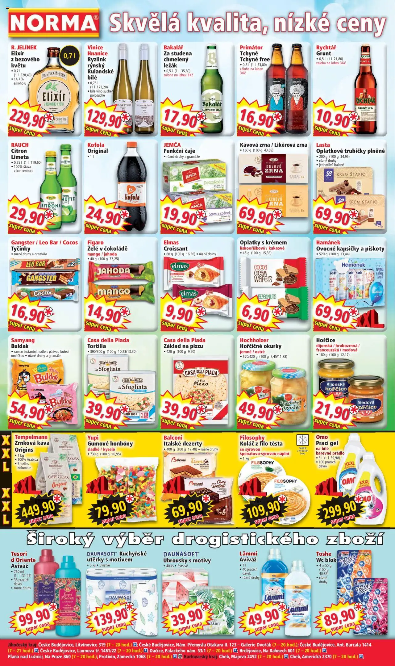 Norma leták od 18.08.2025 | Strana: 4 | Produkty: Aviváž, Bonbóny, Croissant, Jelínek