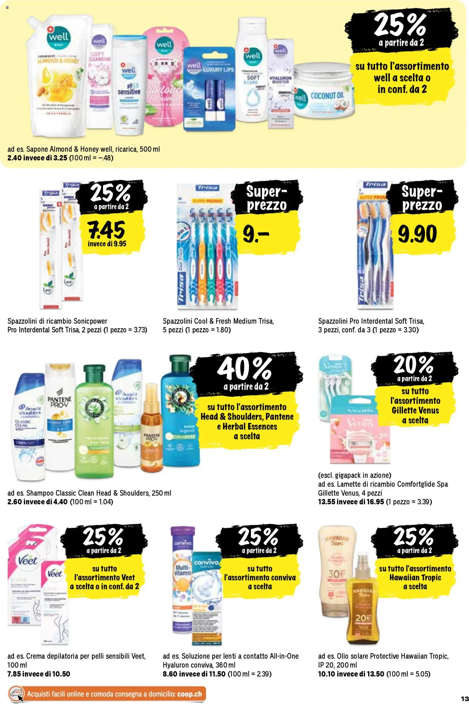 Coop aktionen IT – gültig ab 23.04.2026 | Seite: 13 | Produkte: Shampoo