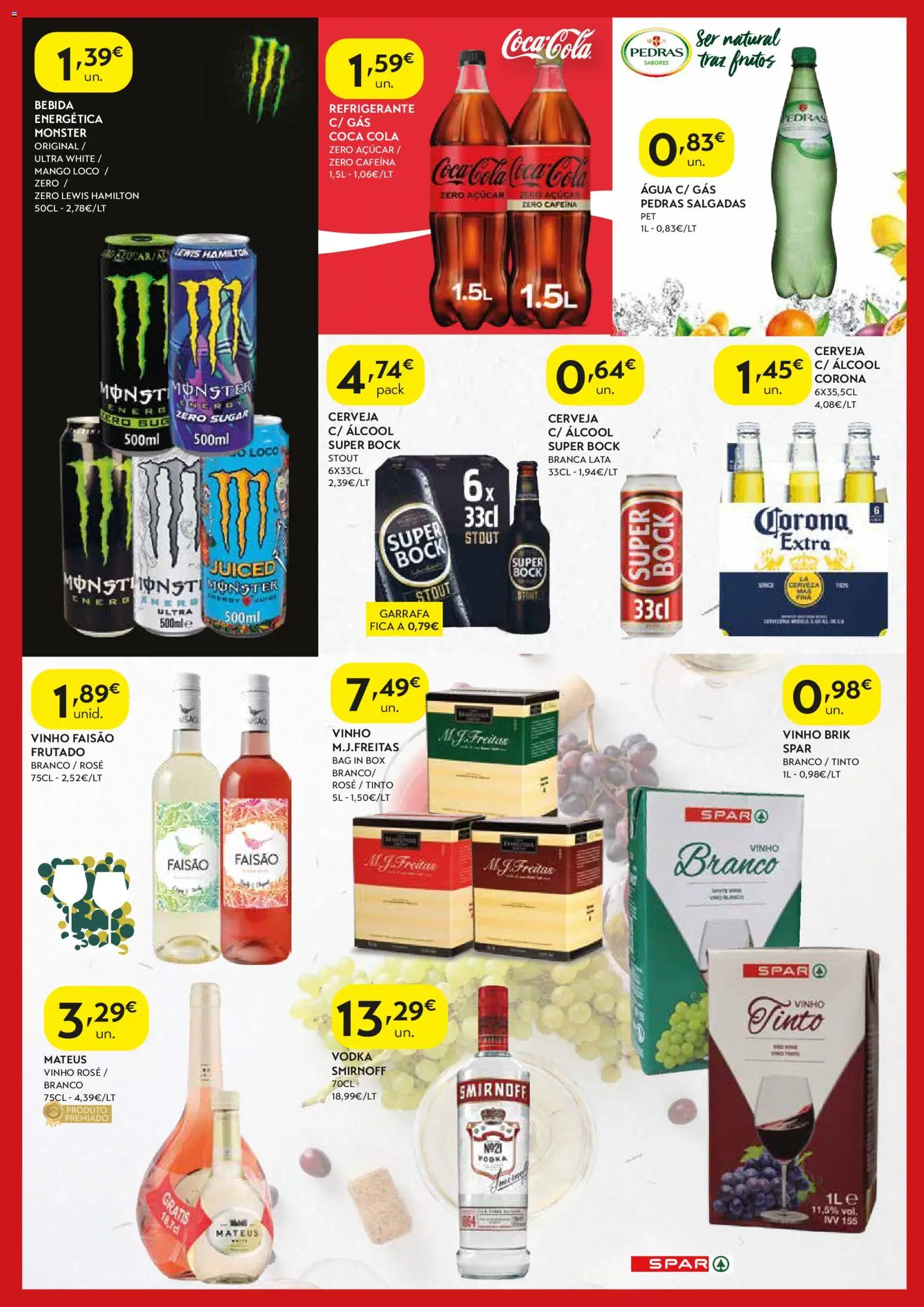 Spar - folheto │ válido de 17.02.2026 | Página: 7 | Produtos: Refrigerante, Cerveja, Açúcar, Vodka