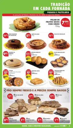 Pré-visualização SEMIFRIO DE MIRTILOS, 500g válido de 17.03.2026 | Página: 3 | Produtos: Puff, Padaria, Chocolate, Tarte