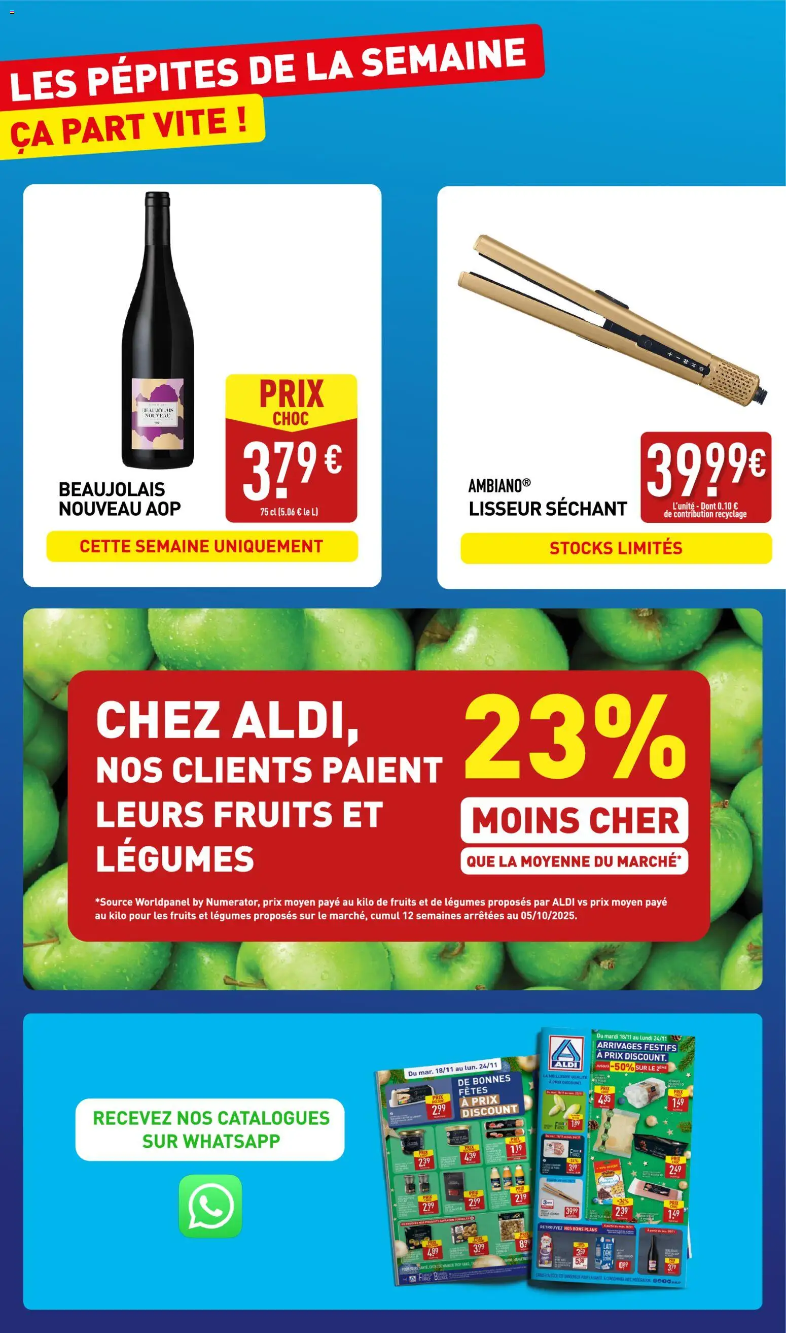 {H1} | Page: 2 | Produits: Lisseur, Lait, Beaujolais Nouveau