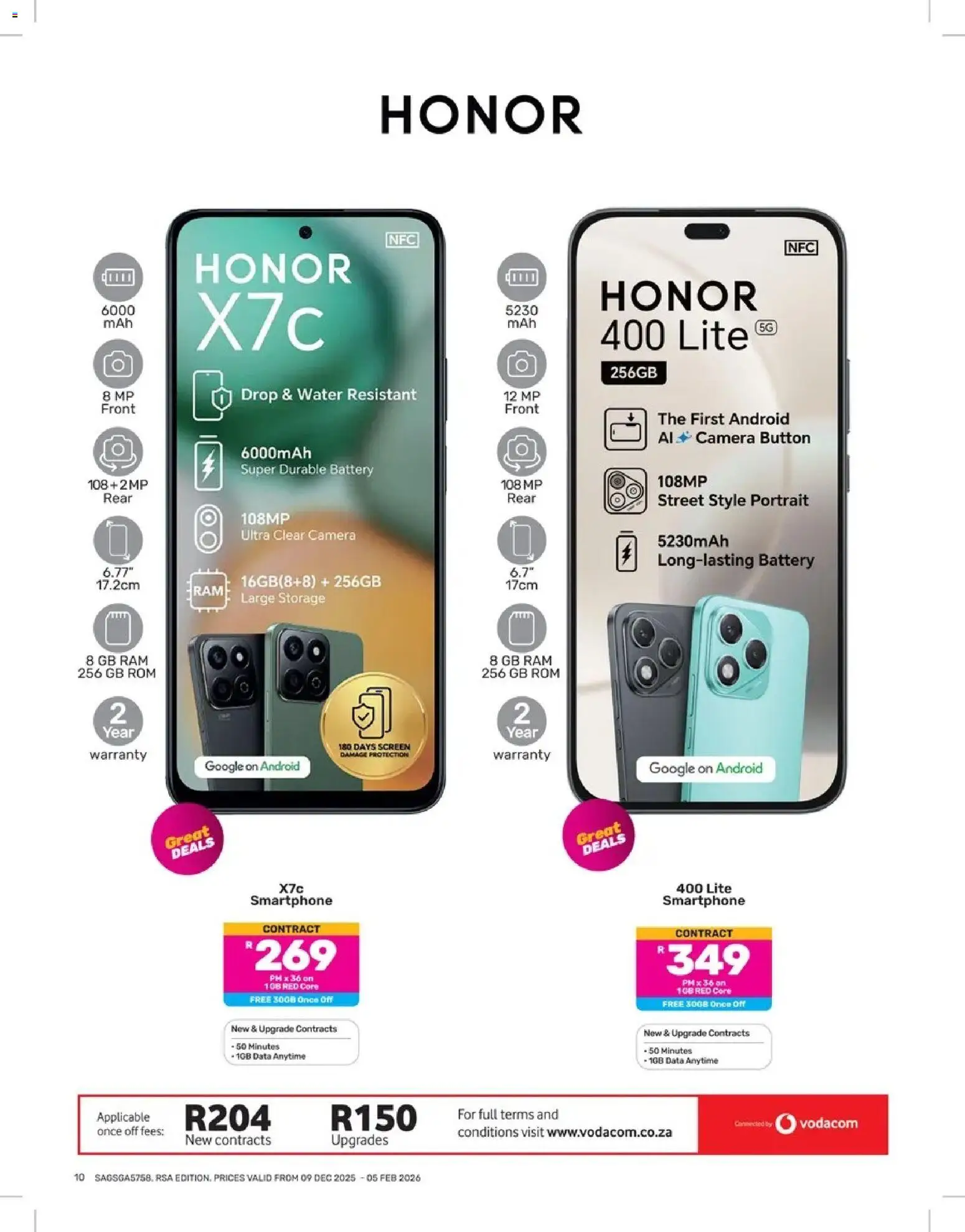 New Fair Price catalogue – valid from 01.12.2025 | Page: 10 | Products: Data, Smartphone, Battery, Water